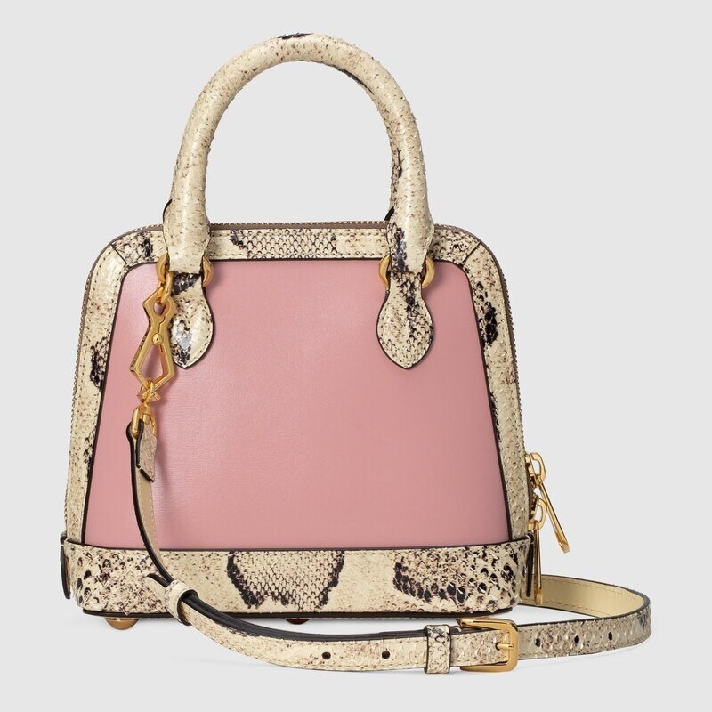 Gucci Horsebit 1955 series python leather mini handbag